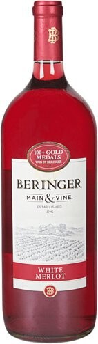 Beringer Main & Vine White Merlot NV 1.5 L.